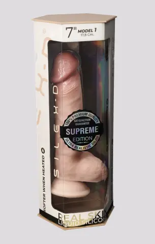 Imagen Pene silicona premium ultra realistico Silexd 7" natural 2