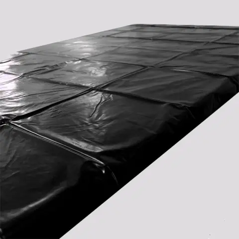 Imagen S�bana negra brillante 220x130 cm