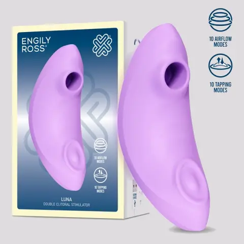 Imagen Estimulador de cl�toris con succion y tapping Luna Engily Ross